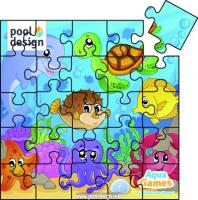 Unterwasserpuzzle Meeresbewohner Bunte Fische 