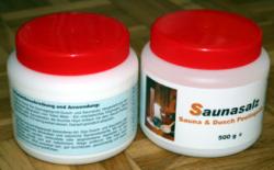 Sauna- Peelingsalz 1 kg Flasche 