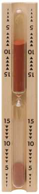Sauna Sanduhr Special rot