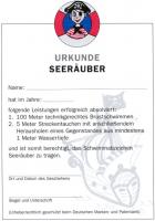 Seeräuber- Urkunde 