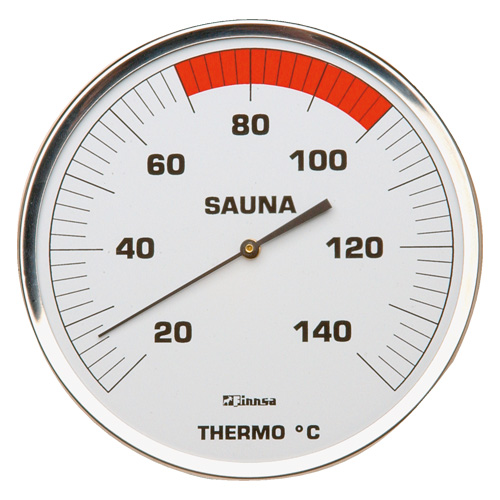 Sauna-Thermometer 160 mm ohne Flansch 