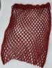 Netztasche einzeln bordeaux