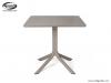 Tisch Clip 70x70cm | tortora